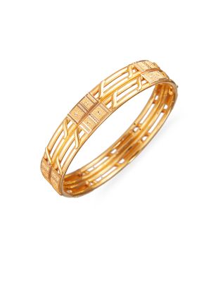 Slim Fancy Pipe Bangle-hover