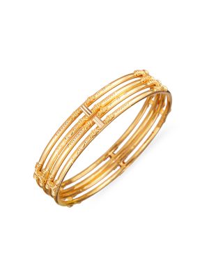 Bold Double-Layer Pipe Bangle-hover