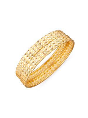 Traditional Bridal Gold Bangle-hover