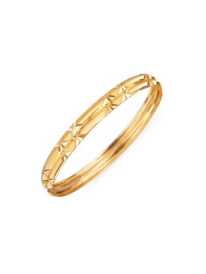 Artisan Textured Cut Bangle-hover