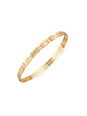 Stylish Slim Gold Bangle-hover