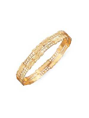 Enticing Gold Bangle-hover