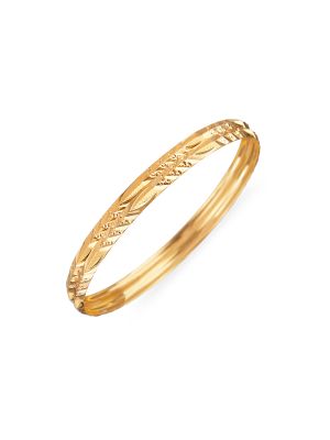 Artisan Stylish Gold Bangle-hover