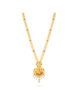 Peacock Bloom Gold Malai-hover
