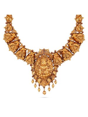Antique Lakshmi Nagas Necklace-hover