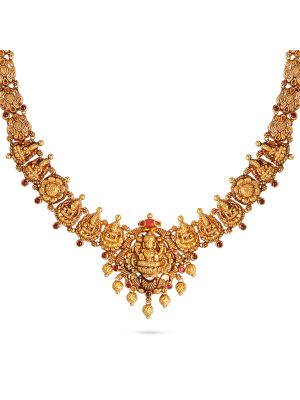 Antique Lakshmi Nagas Necklace-hover