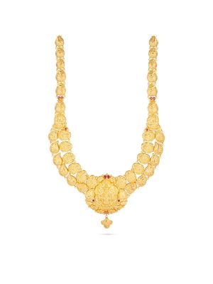 Bridal Lakshmi Motif Flower Malai-hover