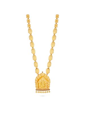 Traditional Mayil Chain with Lakshmi Motifs Malai-hover