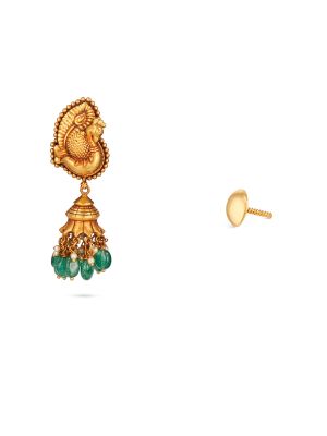 Antique Mayil Drops Earrings-hover