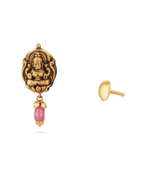 Antique Lakhmi Pendant Earrings-hover