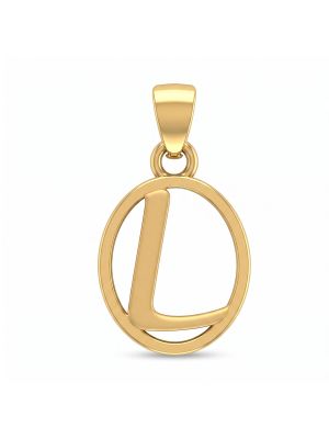 Modest Nested Love Casting Gold Pendant-hover