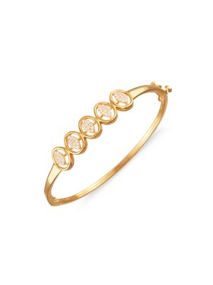Wavy Textured Gold Gadi-hover
