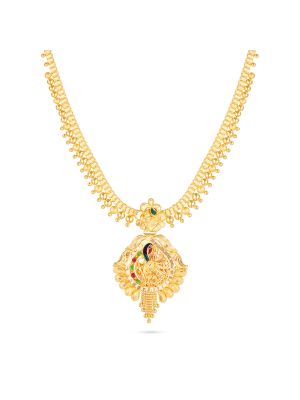 Fancy Medal Drops Necklace-hover