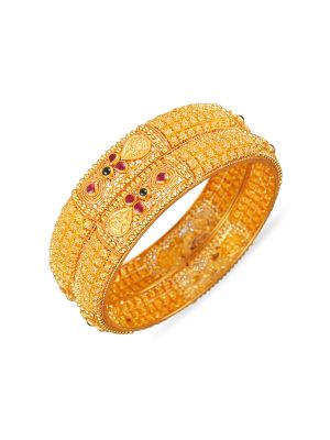 Elite Fancy Broad Bangle-hover