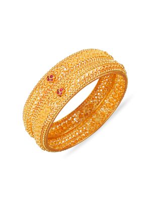Elite Fancy Broad Bangle-hover
