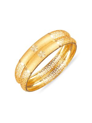 Fancy Kerala Gold Bangle-hover