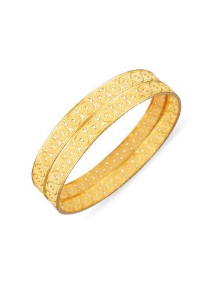 Fancy Kerala Gold Bangle-hover