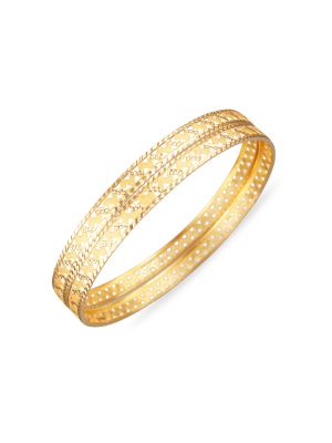 Fancy Kerala Gold Bangle-hover