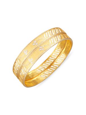 Fancy Kerala Gold Bangle-hover