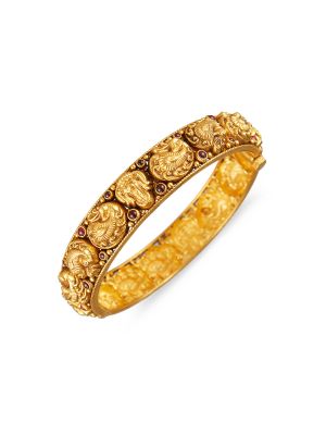 Antique Mayil Layered Bangle-hover