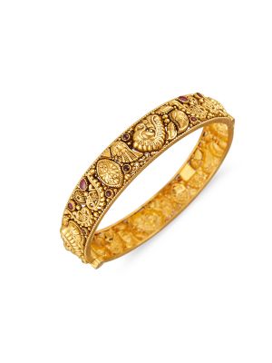 Antique Mayil Layered Bangle-hover