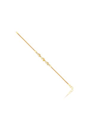 Graceful Swirl Accent Casting Bracelet-hover