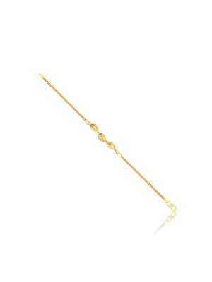 Ornate Blossom Motif Casting Bracelet-hover