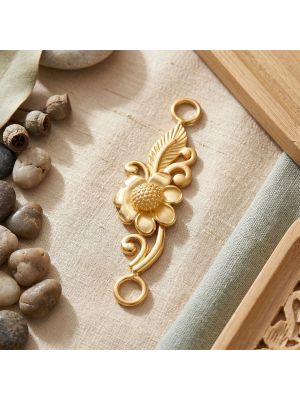 Gold Sunflower Mugappu for Thali Chain-hover