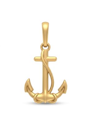 Dainty Gold Anchor Rope Casting Dollar-hover