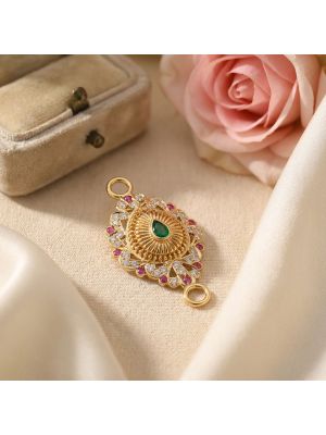 Bridal Teardrop Mugapu Pendant-hover