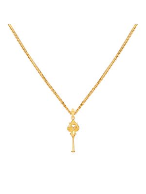 Sacred Om Vel Gold Pendant-hover