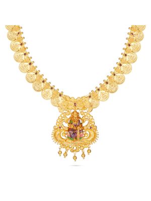 Lakshmi Antique Kasu Necklace-hover