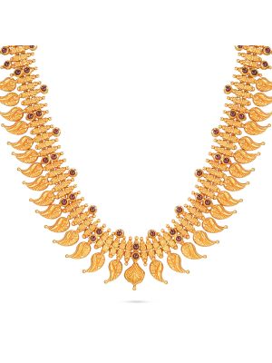 Alluring Antique Lakshmi Necklace-hover