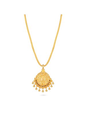Traditional Lakshmi Kodi Necklace-hover