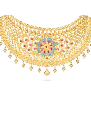 Elegant Bridal Choker Necklace-hover