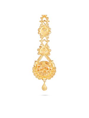 Gold Temple Nethichudi with Drops-hover