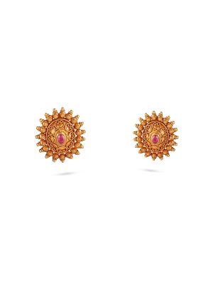 Traditional Enchanting Kuchal Studded Earring-hover