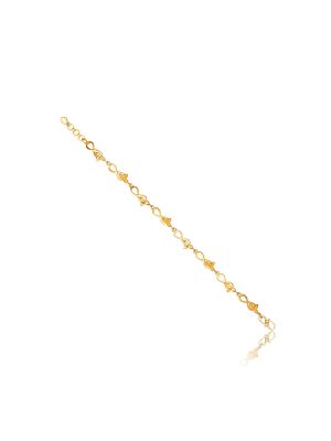 Elegant Loop Leaf Casting Bracelet-hover