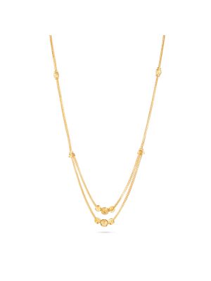 Laser-Cut Double Layered Gold Chain-hover