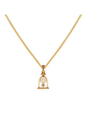 Lord shiva Gold Pendant-hover
