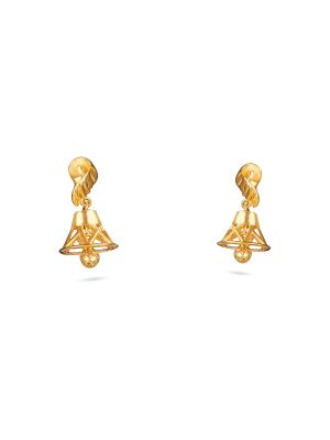 Antique Casting Bell Jhumka Earring-hover