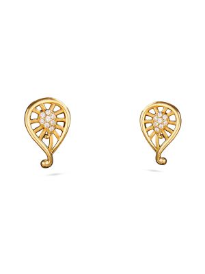 Fancy Leaf Casting Earring-hover