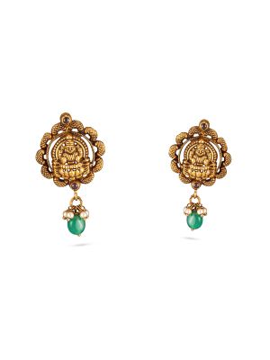 Antique Lakshmi Drop Earring-hover