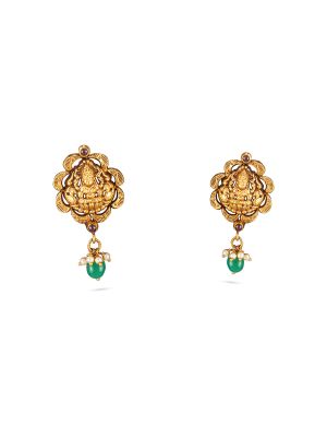 Antique Lakshmi Drop Earring-hover