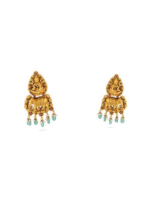 Antique Lakshmi Drop Earring-hover