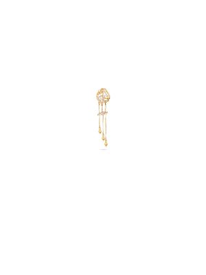 Geometric Chain Dangler Casting Drop Earring-hover