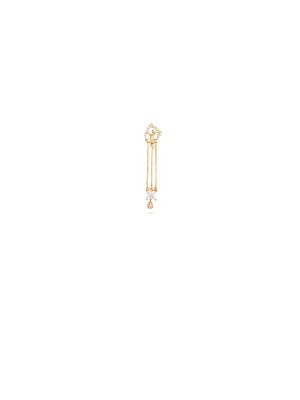 Geometric Chain Dangler Casting Drop Earring-hover