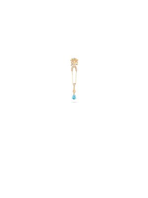 Elegant Floral Casting Drop Earring-hover