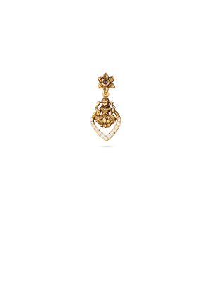 Divine Lakshmi Motif Drop Earring-hover