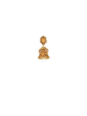 Antique Mayil Jhumka Earring-hover
